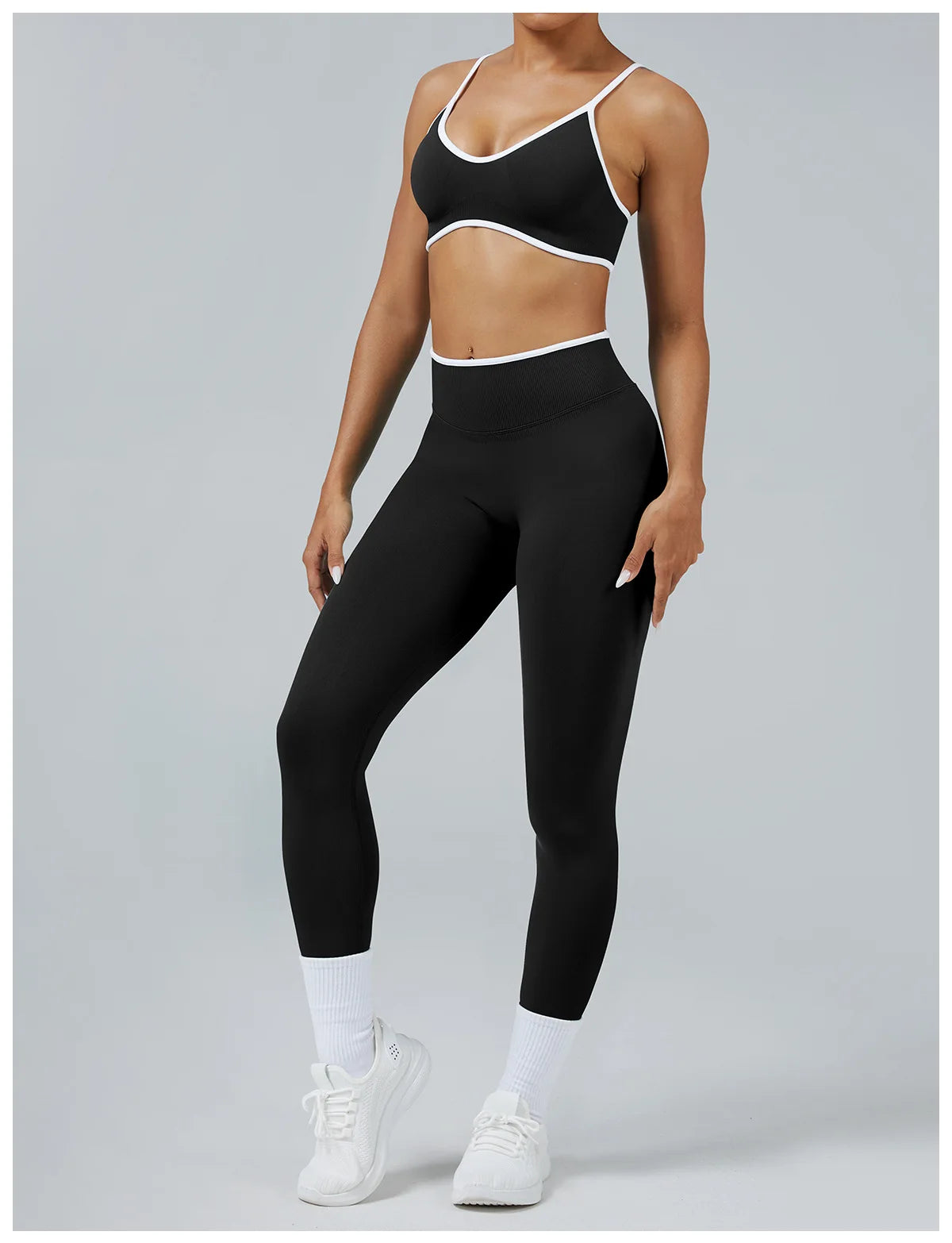 Color Block Yoga Set 🏋️