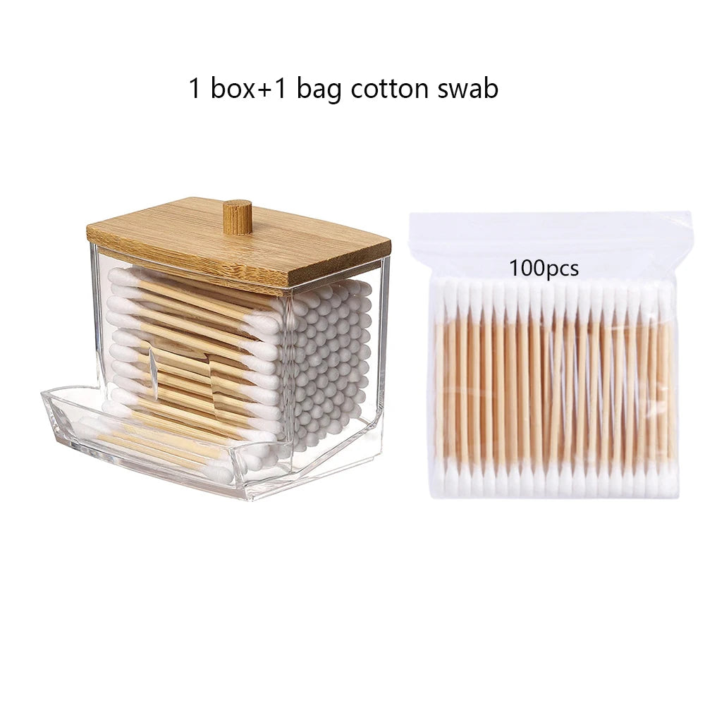 Cotton Swab Organizer Box 🗂️