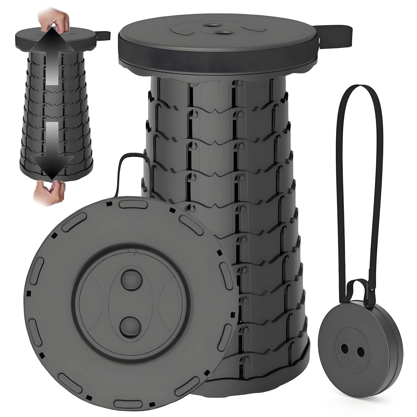 Heavy-Duty Folding Outdoor Stool  🏕️
