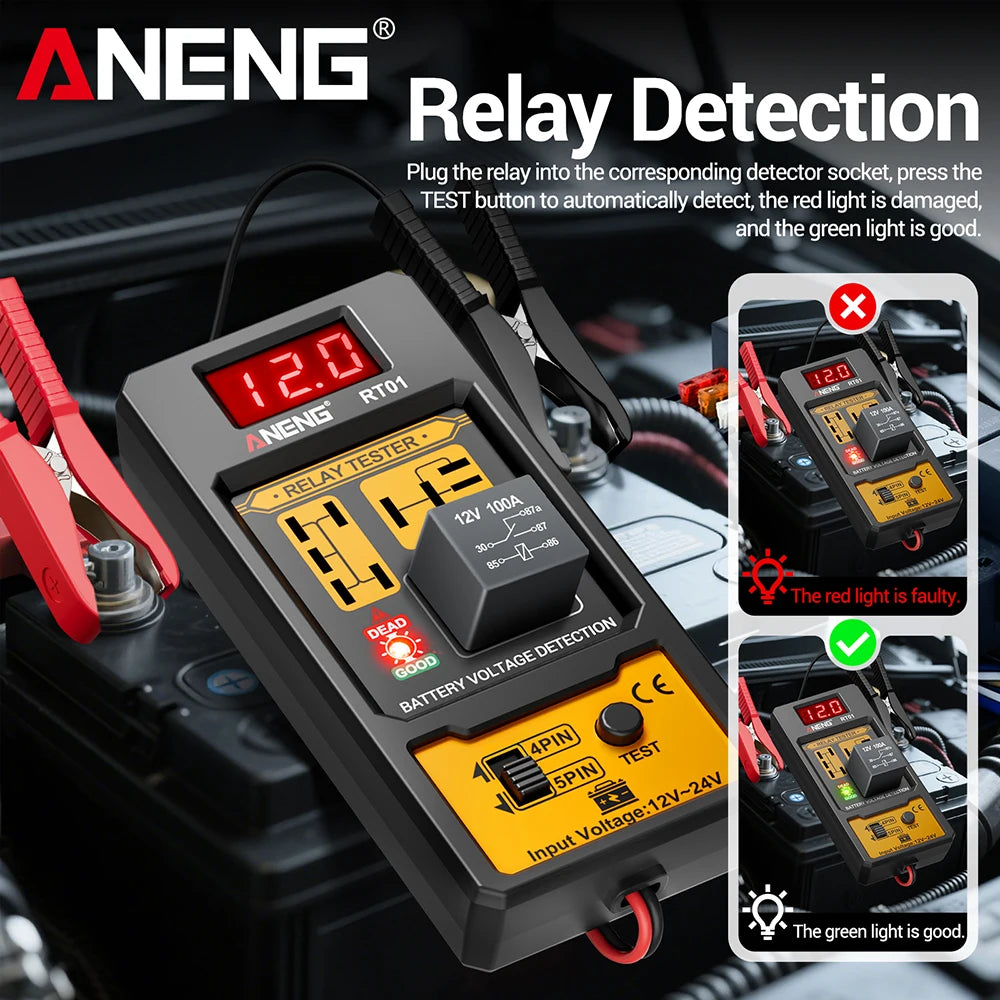 Car Relay Tester & Circuit Checker ⚡
