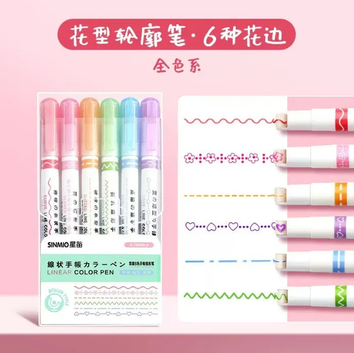Flower Tip Highlighter Pens 🌸