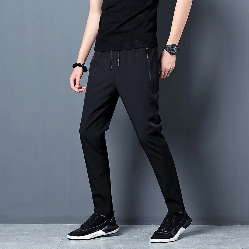 Men's Ice Silk Slim Casual Pants 🧊