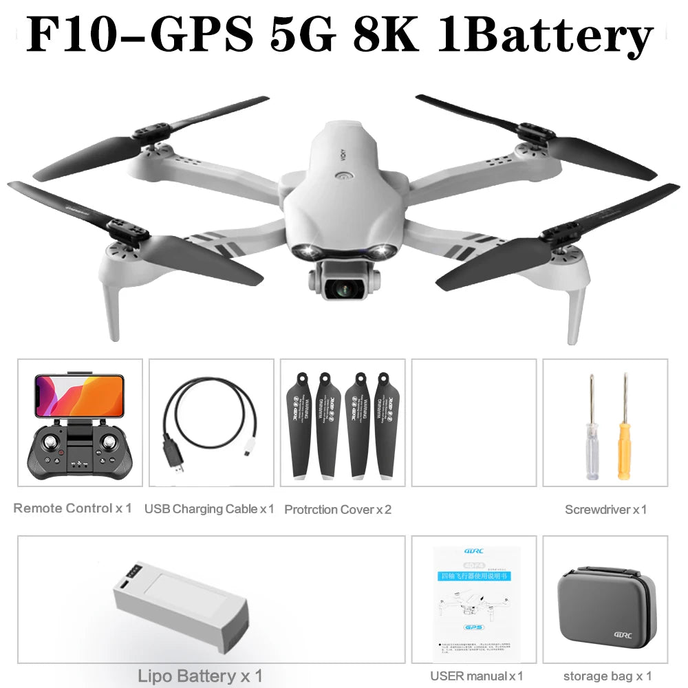 4DRC F10 GPS Drone 6K 🚁