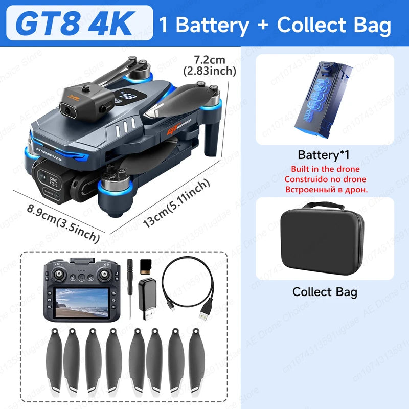 GT8 Pro Drone 8K Screen Remote 🚁