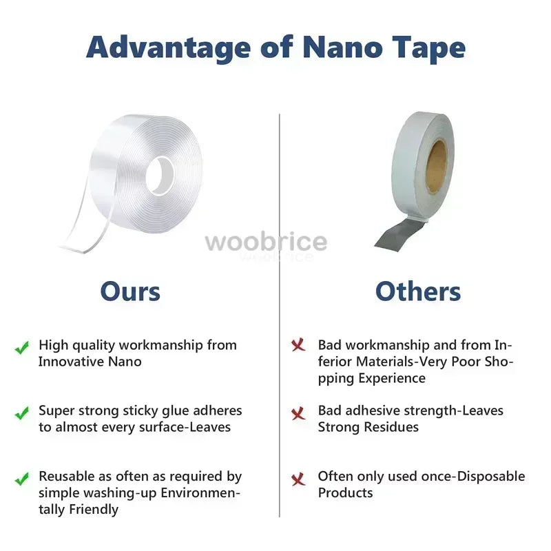 Extra Strong Nano Double-Sided Tape 🔲