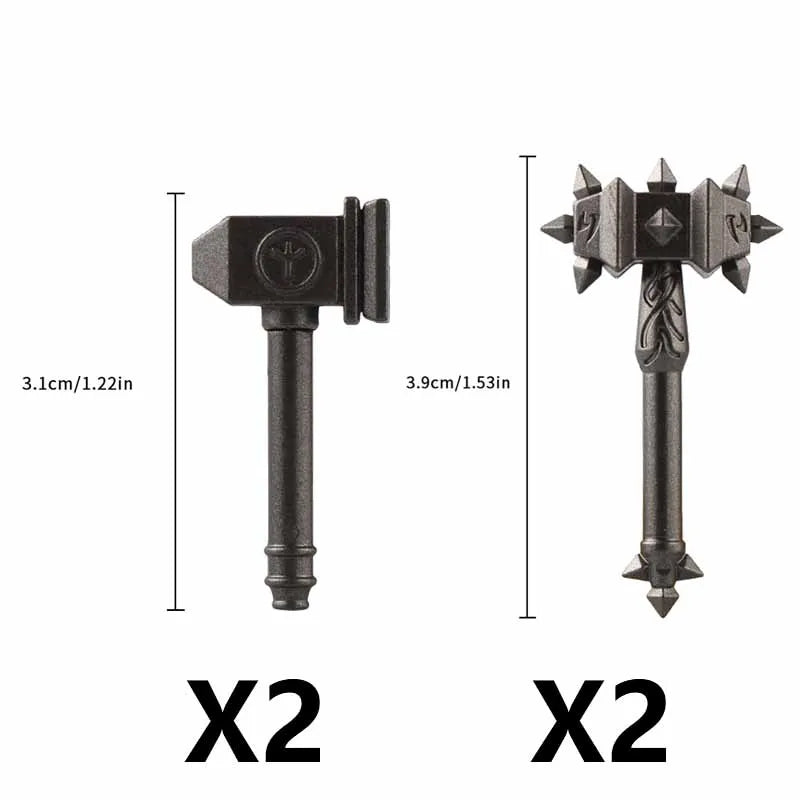 Medieval Weapons Building Blocks